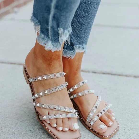 steve madden skyler sandals CLEAR